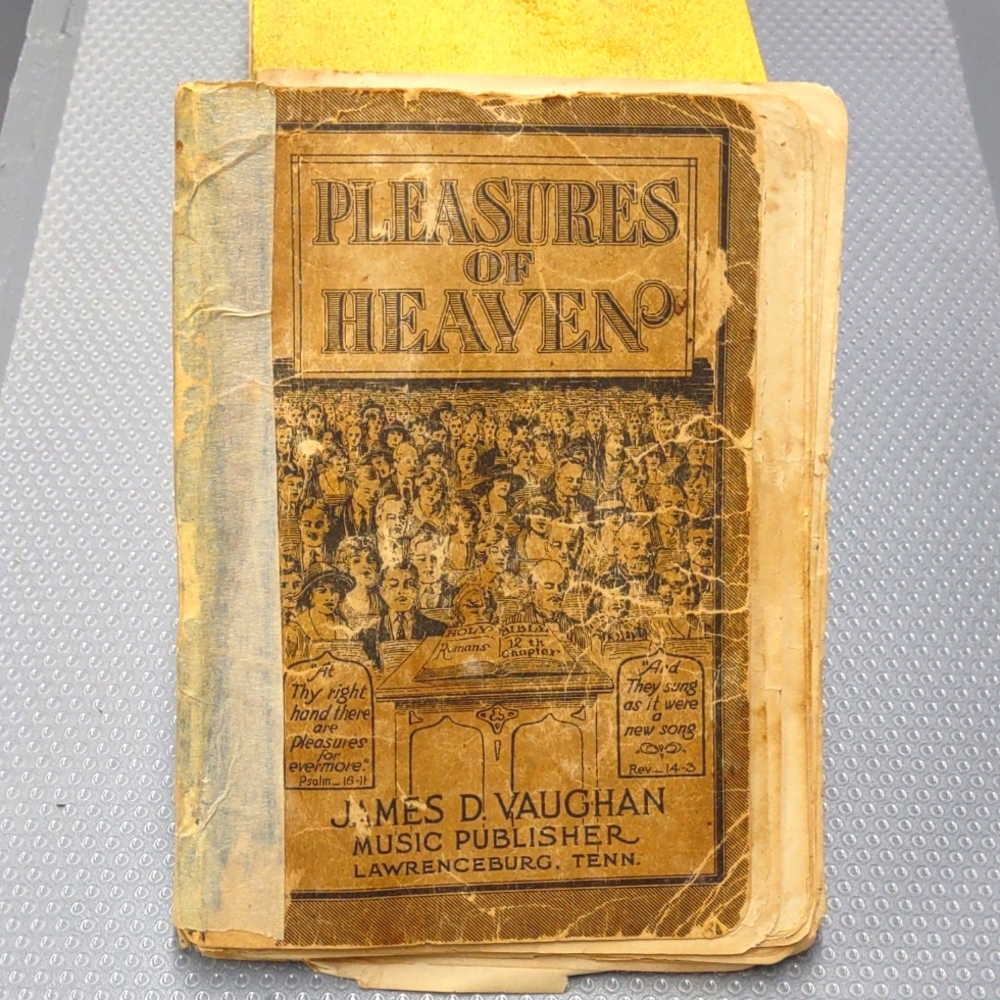 Vintage Gospel Songbook 1926 Livingston Tennessee